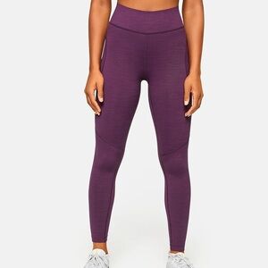 OV techsweat full length leggings in purple